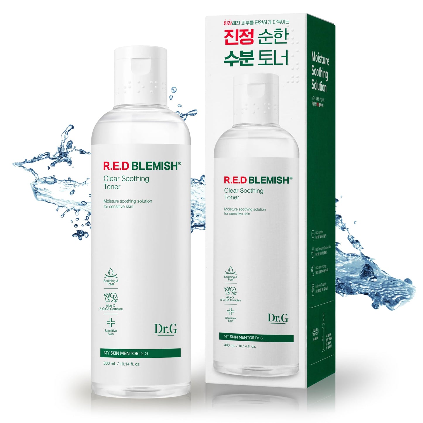 Dr.G RED Blemish Clear Soothing Korean Toner, 300ml - Korean Skin Care Toner